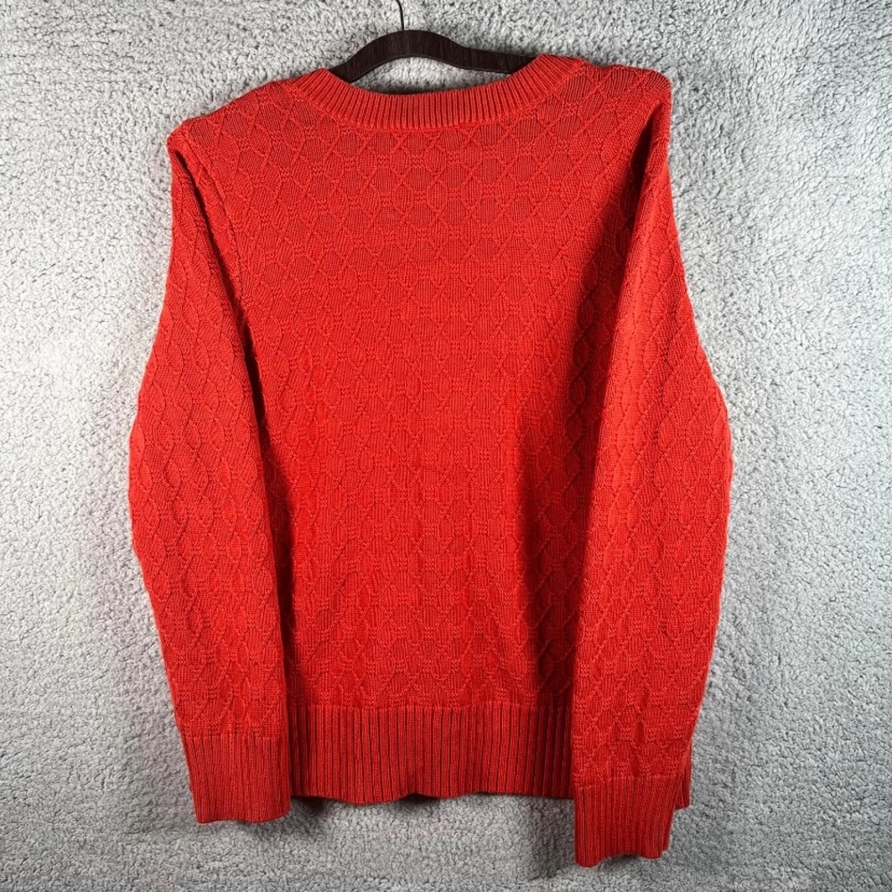 Pendleton Button Up Brick Rust Red Cardigan Sweat… - image 4